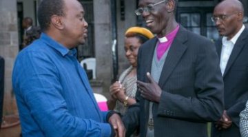 President Kenyatta and Archbishop Wabukala